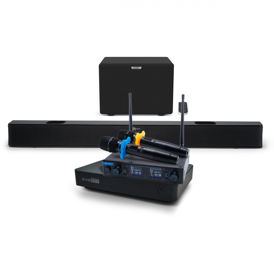 Hi-End караоке-система EVOBOX Premium + EvoSoundBar (саундбар с караоке) в Мончегорске