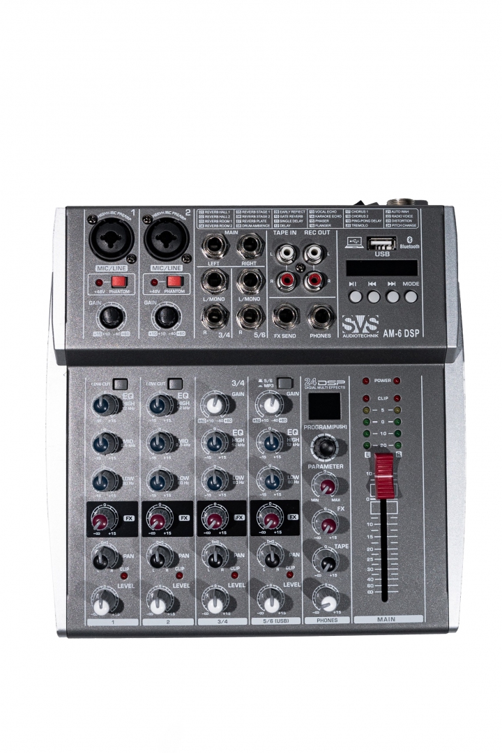 SVS Audiotechnik mixers AM-6 DSP Микшерный пульт аналоговый, 6-канальный SVS Audiotechnik mixers в Мончегорске