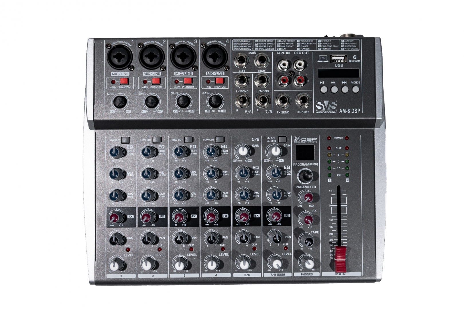 SVS Audiotechnik mixers AM-8 DSP Микшерный пульт аналоговый, 8-канальный в Мончегорске
